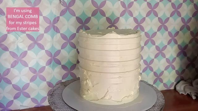 FLAMINGO CAKE II STRIPES BUTTERCREAM CAKE смотреть онлайн