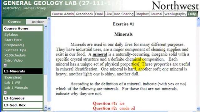General Geology Online Lab смотреть онлайн