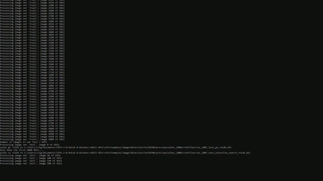 CNTK Image Detection FastRCNN Pascal VOC 2007 Dataset смотреть онлайн