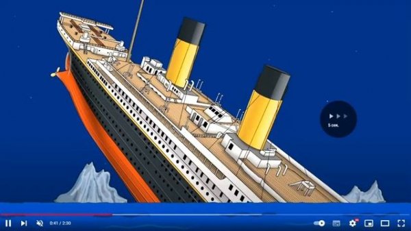 как тонет титаник часть 3