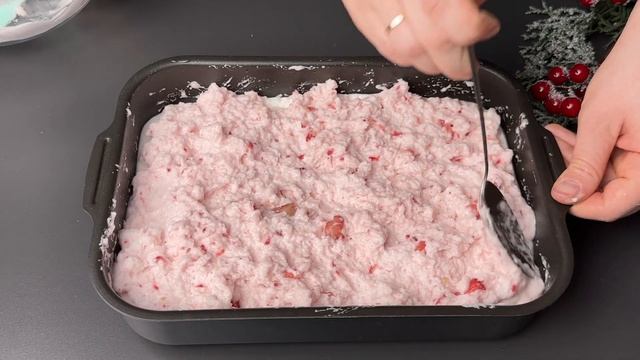 Very delicious and beautiful Christmas dessert! New dessert that melts in your mouth! смотреть онлайн