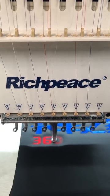 How to embroider letters for automotive interiors by Richpeace embroidery machine ? смотреть онлайн