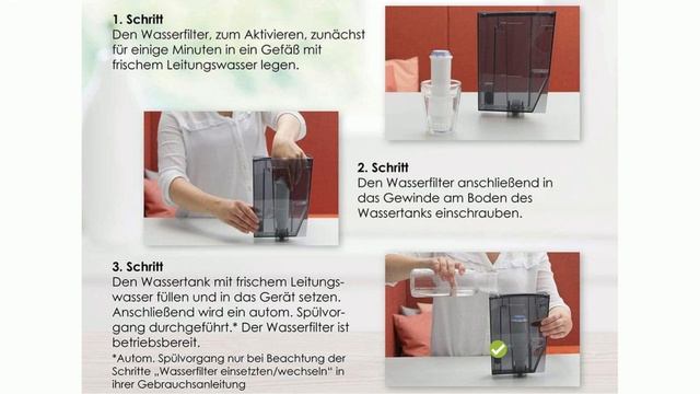 Filterpatrone gegen Kalk wechseln, tauschen ProAqua - Melitta Cafeo CI Kaffeevollautomat смотреть онлайн