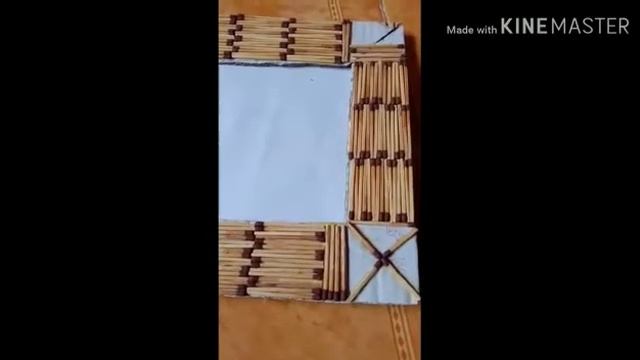 Pembuatan Bingkai Foto dari Bahan Kardus Bekas dan Korek Api Part 12 смотреть онлайн