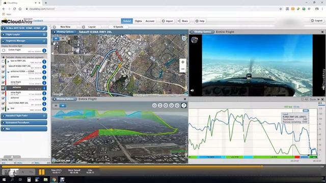 Landing Midfield Left Downwind 20L - CloudAhoy