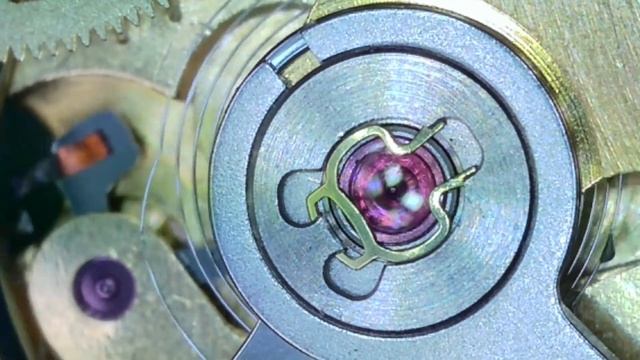 Close View On PESEUX 7001 ▶   Swiss Made Mechanical Watch Movement.