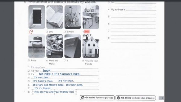 English File, Elementary, Workbook, 1C, page 9
