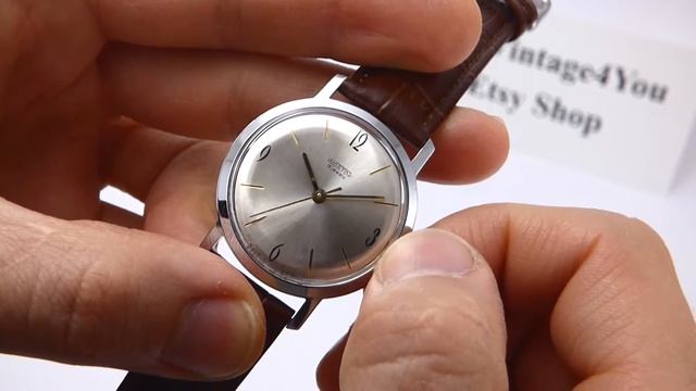 Hands-on video Review of Wostok De Luxe Soviet Mens Watch From 60s смотреть онлайн