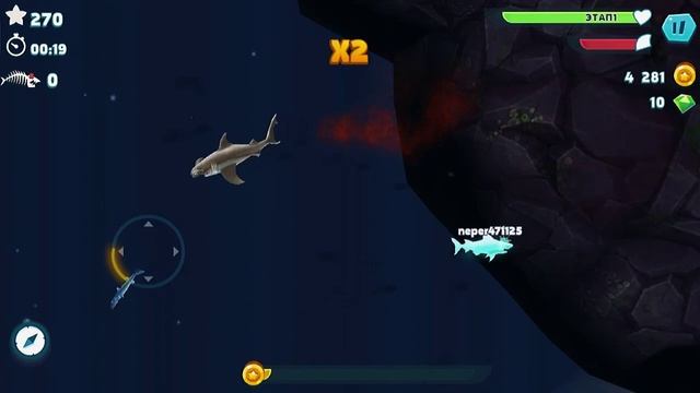 Hungry Shark - Акула Молот - Прохождение 8 смотреть онлайн