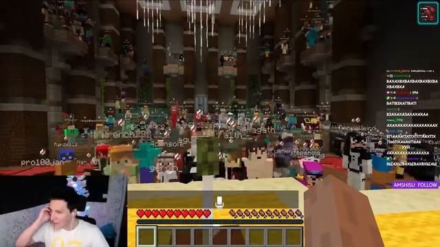 Концерт Мазеллова в Майнкрафте