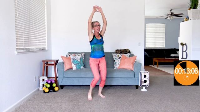 25 Minute Low Impact WEIGHT LOSS Cardio Workout for Women Over 50 смотреть онлайн