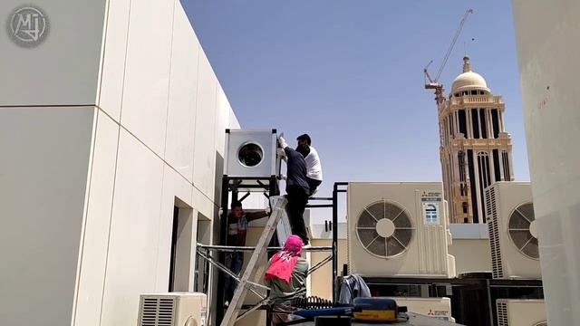 How To Install The Roof Exhaust Fan And Fresh Air Fan || System Air