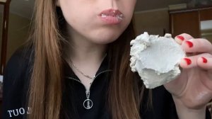 Мел в меловой пасте 🤍🐚 Chalk in chalk paste 😋