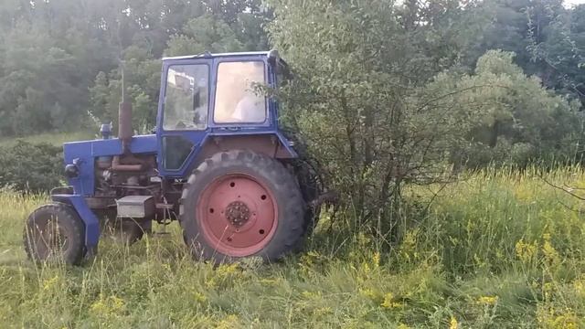 Корчуем ЮМЗ деревья смотреть онлайн