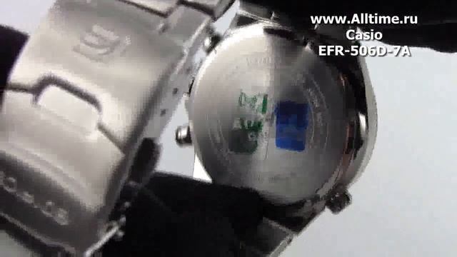 Мужские японские наручные часы Casio Edifice EFR-506D-7A смотреть онлайн