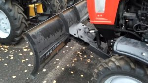 Гидроповаротный отвал на тракторе Беларус 320.4