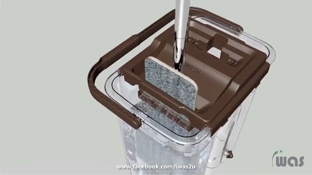 Wash & Dry Flat Mop Bucket Kit