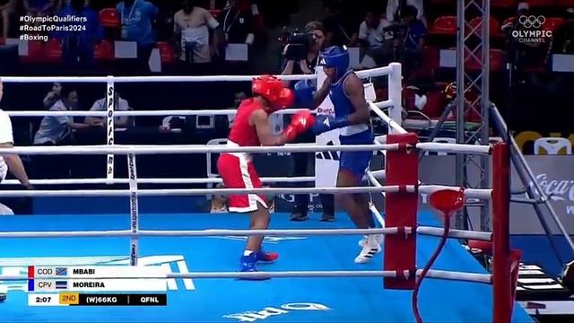 Boxing: Brigitte Mbabi (DR Congo-RED) VS Ivanusa Moreira (Cape Verde-BLUE) смотреть онлайн
