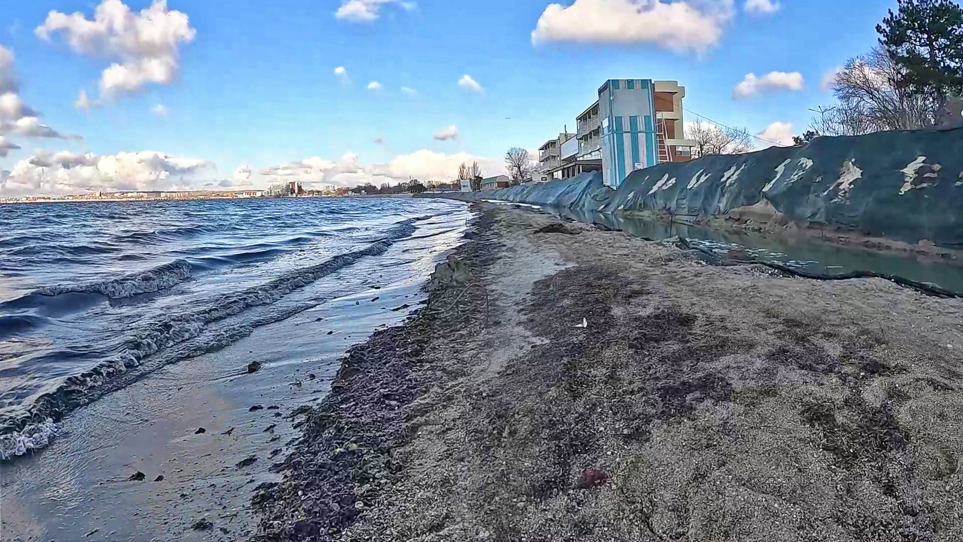 Анапа. Пляж городской 5 февраля. Без комментариев смотреть онлайн