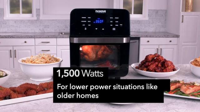 How To Adjust The Wattage - NuWave 14QT Brio Model #38001