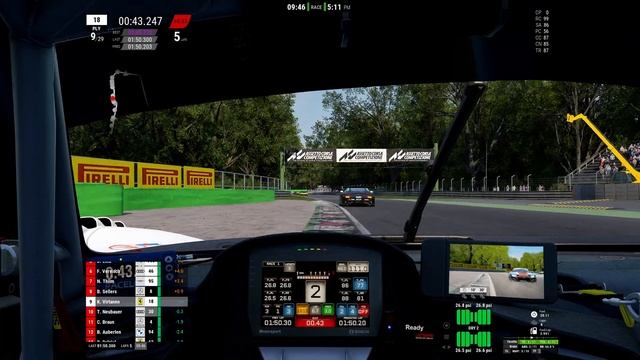Practease ACC from last to podium. AI skill 95, agro 95. смотреть онлайн