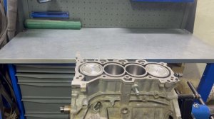 Киа Спортейдж G4NA 2.0 начало задиров и своевременный ремонт.расточка блока в 0.5 и маслофорсунки