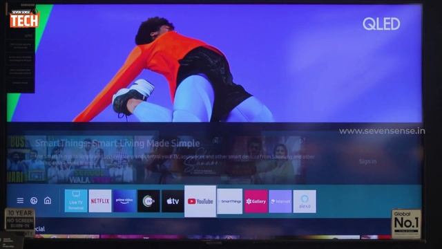 Samsung Q70T 55 inch QLED TV Review And it features | Hindi смотреть онлайн