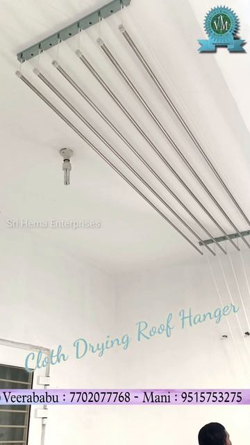 Cloth Drying Roof Hanger #hangers #steel #hyderabad смотреть онлайн