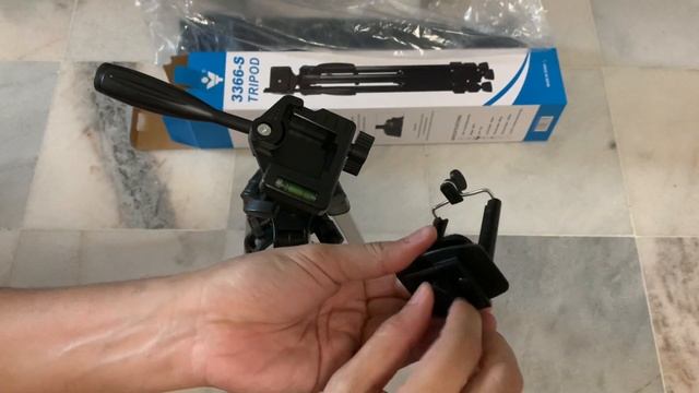 Unboxing TRIPOD 3366 PORTABLE PHONE/CAMERA HOLDER #3366-S #tripod #phoneholder #cameraholder