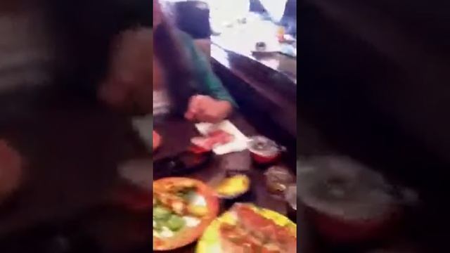 Melissa Eating A Muscle At Paradise Sushi