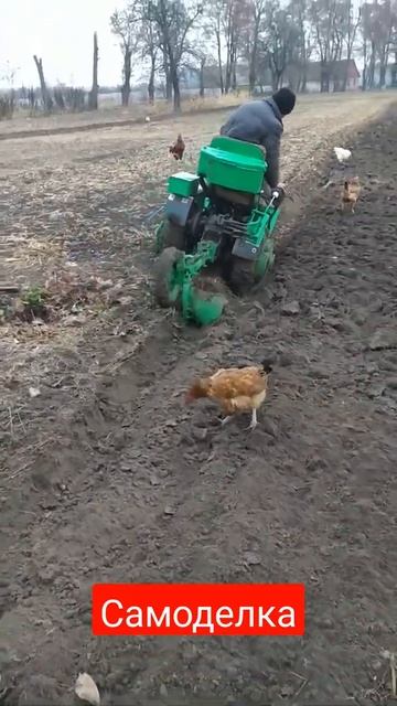 Самодельный трактор из мотоблока смотреть онлайн