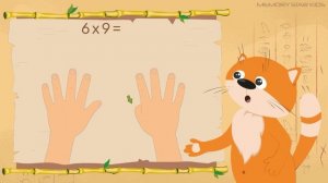 Таблица умножения // Умножение на 9 // Умножение на пальцах