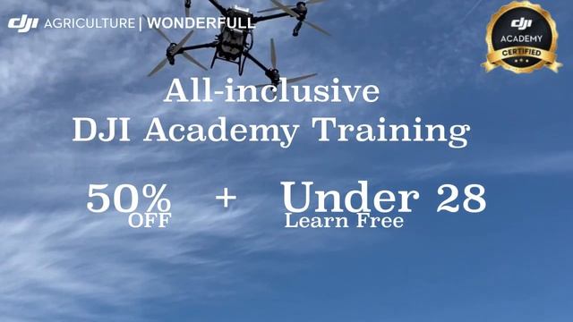 DJI Agras T50 | Under 28 Learn Free DJI Academy | Wonderfull Canada смотреть онлайн