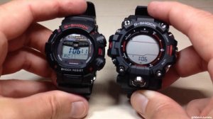Manual Time Calibration on Casio G-Shock (GW-9500) vs. (GW-9010)