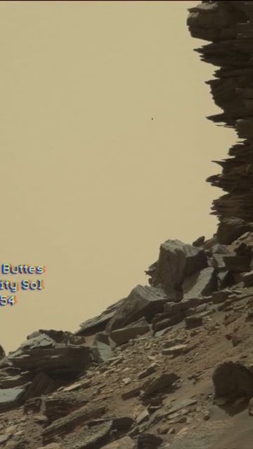 Mars - Mount Sharp - Murray Buttes - Curiosity 1454 #shorts