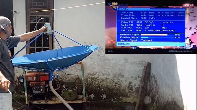 Panduan Tracking Satelit Telkom 4 dengan Parabola 120 cm смотреть онлайн
