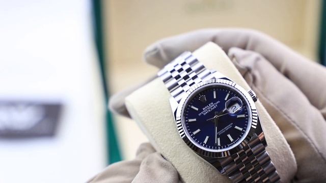 Rolex Datejust 36 126234 Blue Dial Jubilee Bracelet Unboxing Video