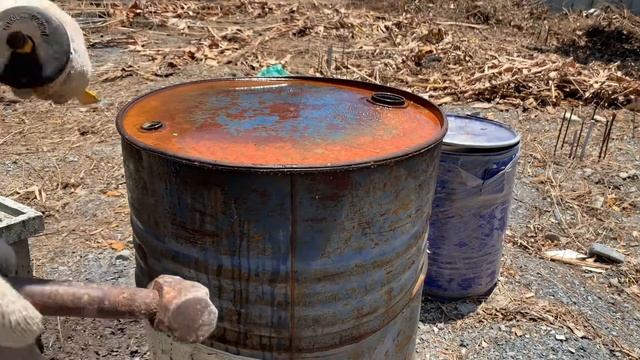 วิธีเปิดฝาถัง 200 ลิตร ไม่ต้องกลัวถังระเบิด ปลอดภัยที่สุด Perfect เป็นวิธีที่ดีที่สุด