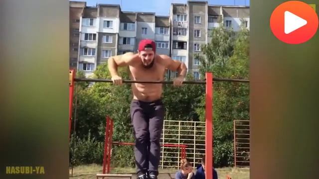 94 kg self-weight training of the gigantic and terrible physical ability! смотреть онлайн