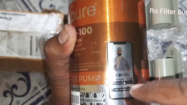 Lexpure Silver Booster RO Pump-100 GPD 24v DC || Ro water purifier 100gpd booster pump unboxing смотреть онлайн