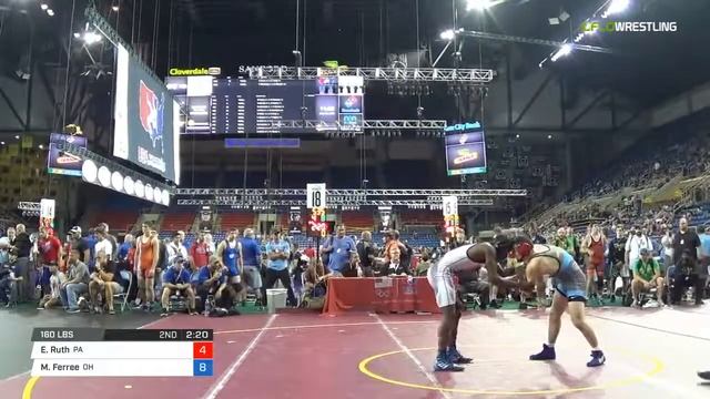 Junior FS 160 Round Of 64 - Edmond Ruth (PA) Vs. Michael Ferree (OH)