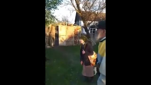 Видеоподтверждение о нахождении украинской бабушки Анны в Двуреченском районе Харьковской области. смотреть онлайн