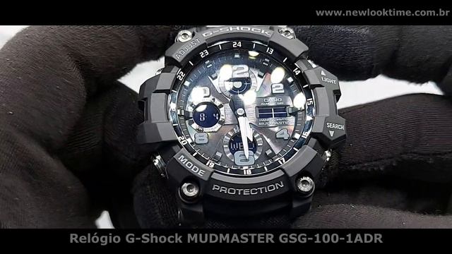 Relógio CASIO G-Shock MUDMASTER GSG-100-1ADR * Edição Especial смотреть онлайн