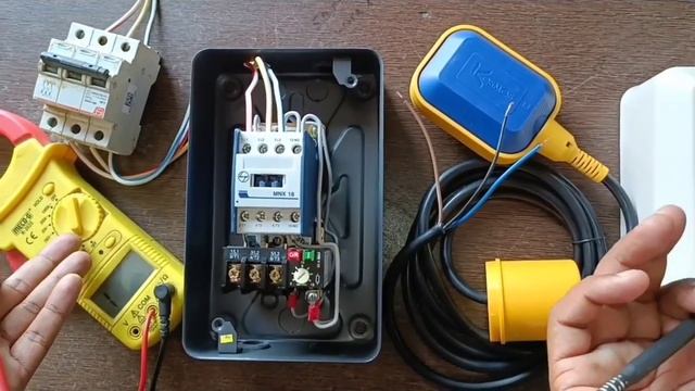 Float Switch Connection with DOL Starter | DOL Starter में Float switch कनेक्शन करना सीखें смотреть онлайн