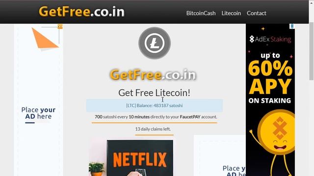 700 литошей каждые 10 минут. Кран для сбора LITECOIN