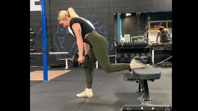 Hip dominant DB bulgarian split squat смотреть онлайн