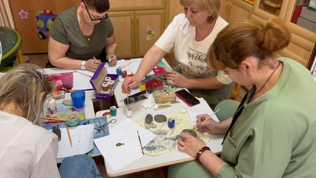 "Душечки": арт-техника "Роспись на камнях" смотреть онлайн