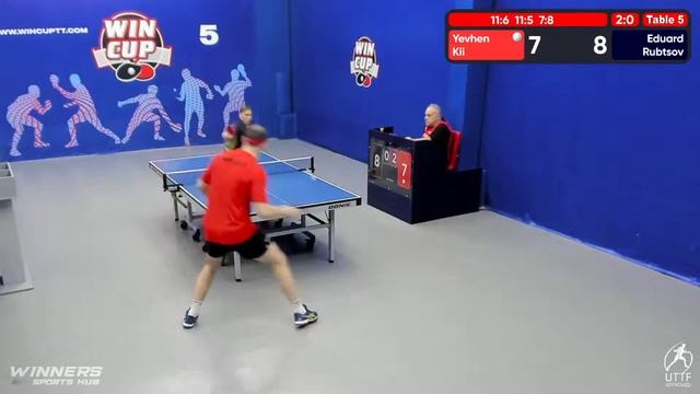 15:00 Yevhen Kii 3-2 Eduard Rubtsov South 4 WIN CUP 31.10.2022 WINCUP | TABLE TENNIS смотреть онлайн