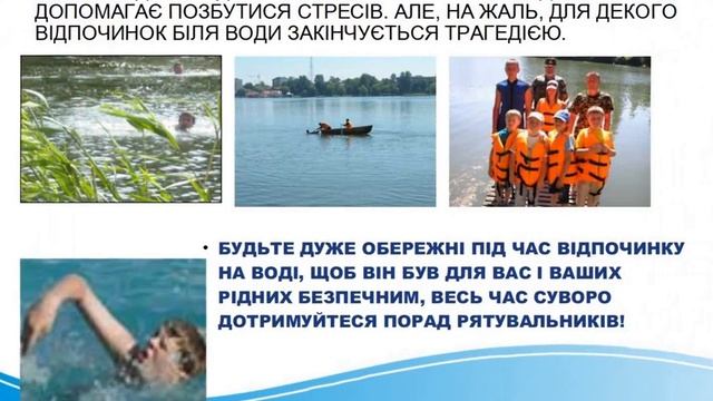 Правила поведінки на водоймі. Для занять ГПД. Вчитель Яременко І.І. смотреть онлайн