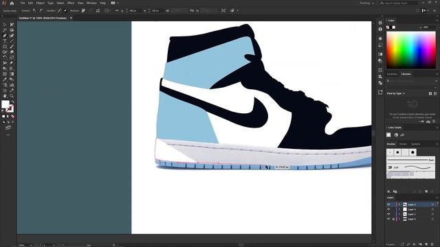 Air Jordan Speed Art (Adobe Illustrator) смотреть онлайн